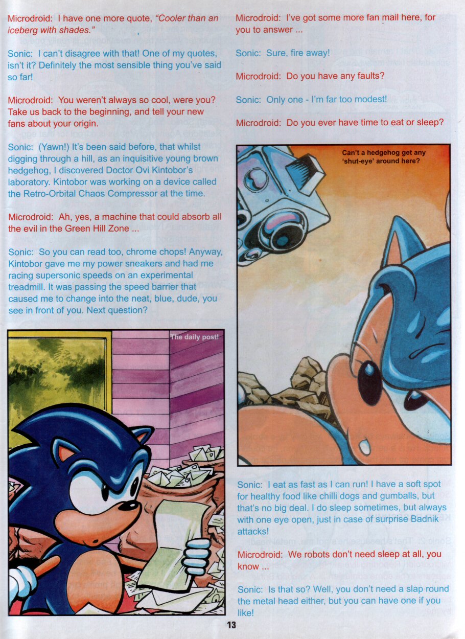 Sonic Holiday Special - Summer 1996 Page 14